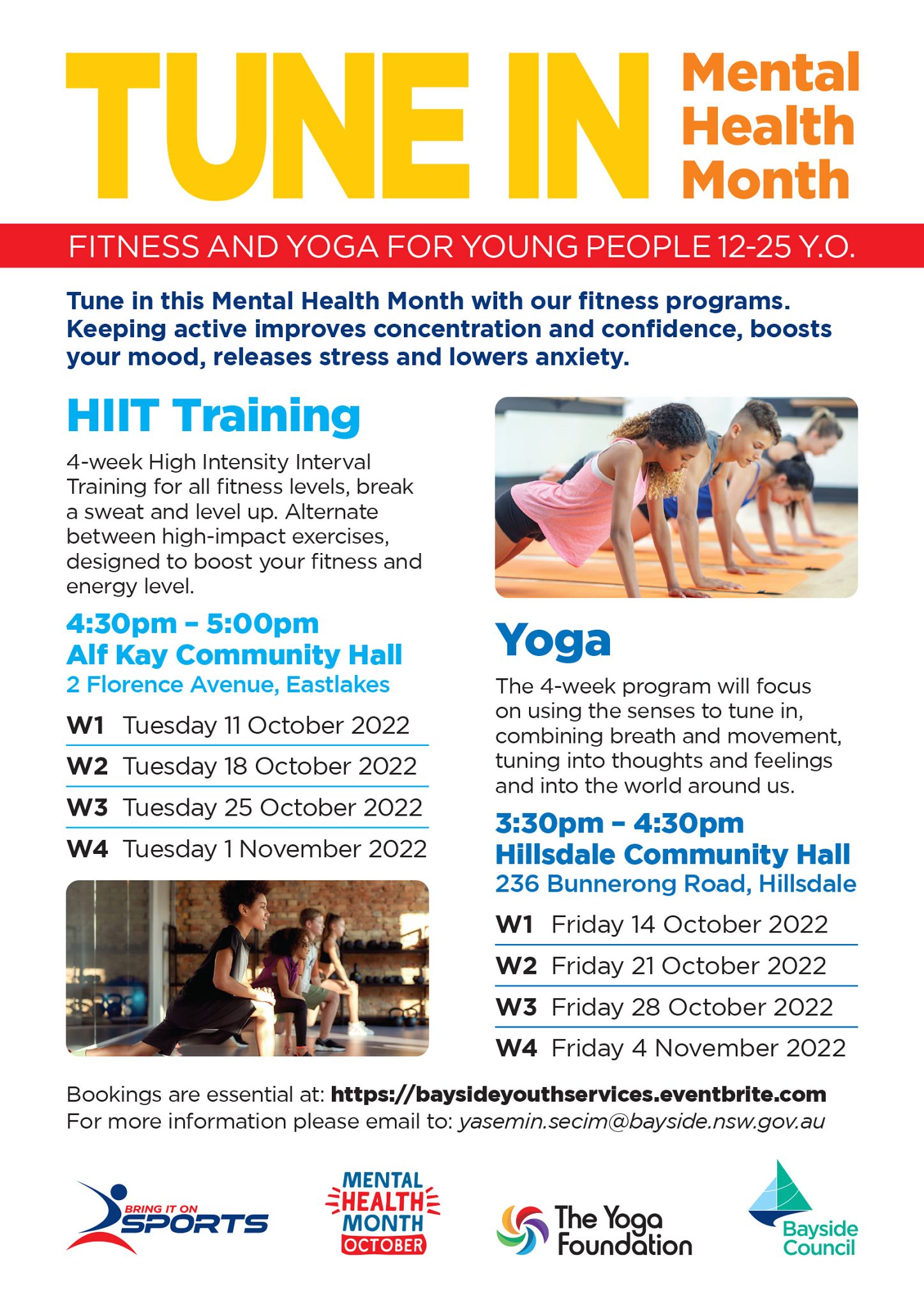 Yoga and Hiit training